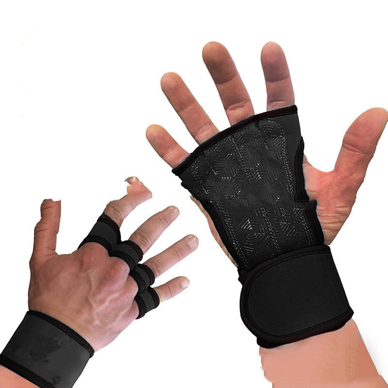 Wrist Support Half Finger Weightlifting Gloves