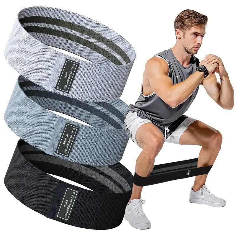 Fitness Resistance Band Hip Exercise Band Knitting Belt