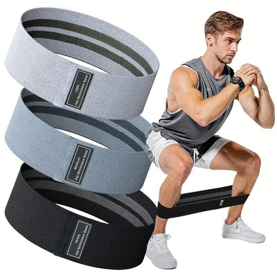 Fitness Resistance Band Hip Exercise Band Knitting Belt